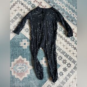 Kyte Constellation Baby Zip Pajamas Size 3-6 Months